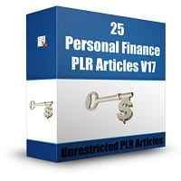 25 Finanza personale PLR Articoli V17