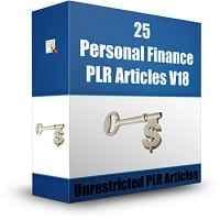 25 Articoli di finanza personale PLR V18