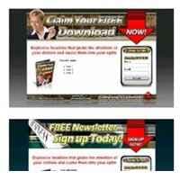 3 modelli di pagina audio squeeze
