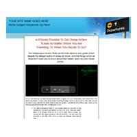 Template di Presell di My Airfare Secrets