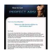 Perfetto Abs Minisite