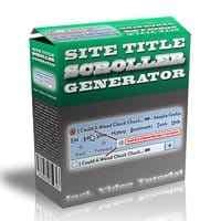 Generatore di Scroller del titolo del sito