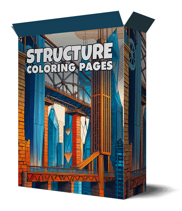 Disegni da colorare struttura e architettura