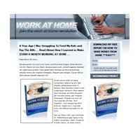 Lavoro a casa Landing Page Template