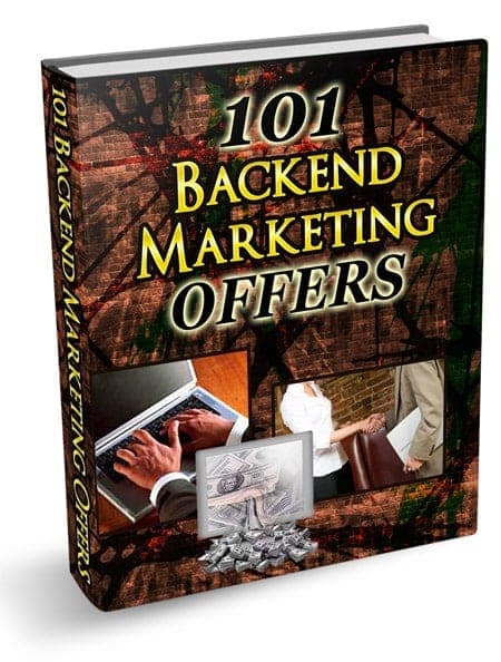 101 Offerte di Backend Marketing
