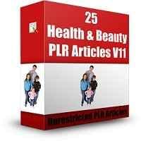 25 articoli di salute & bellezza PLR V11