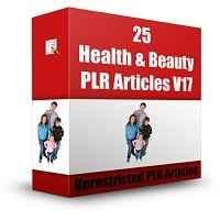 25 Salute & amp; Bellezza PLR Articoli V17