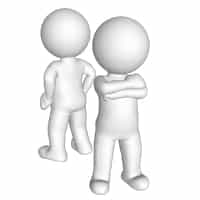 Personaggi dell'uomo 3D