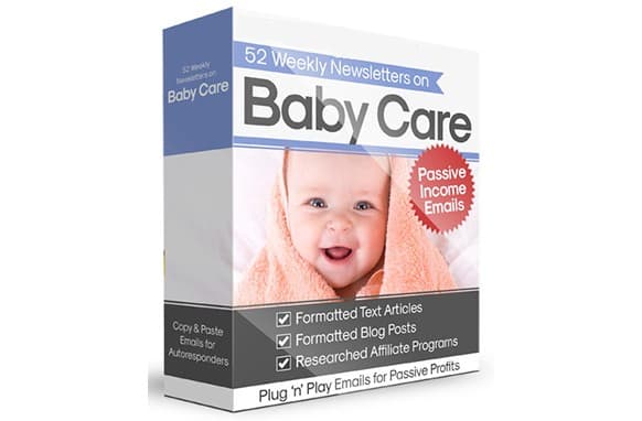 52 Newsletter settimanali sulla cura del bambino