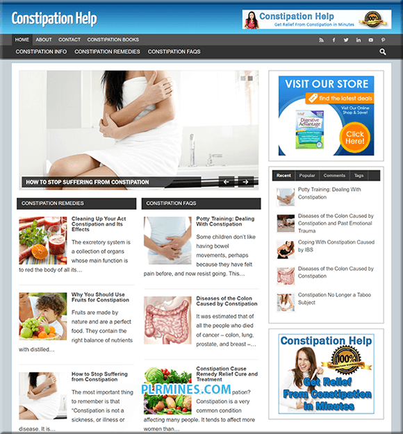 Blog PLR Nicchia Aiuto per la Stitichezza