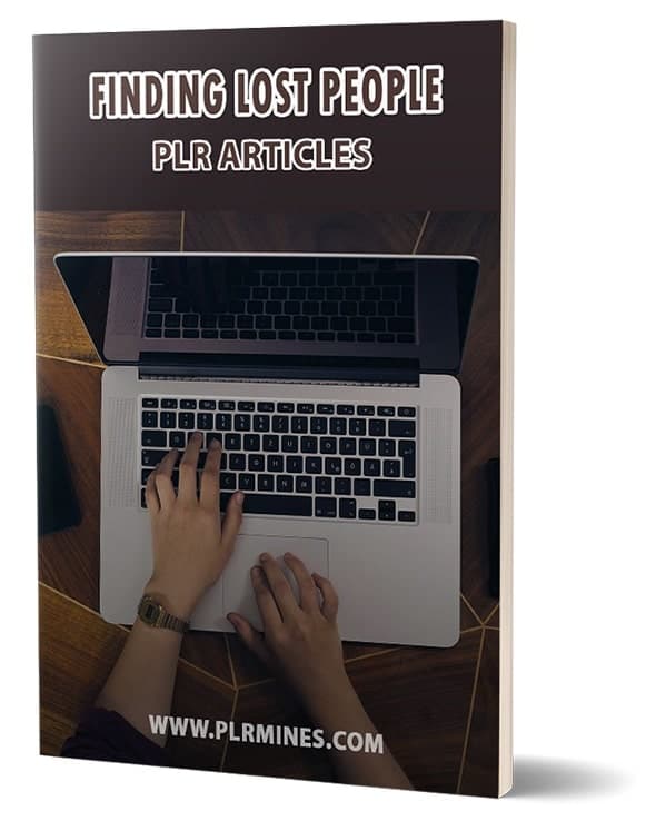 Trovare persone perdute PLR Articoli