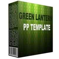 Modello PowerPoint multiuso Lanterna Verde