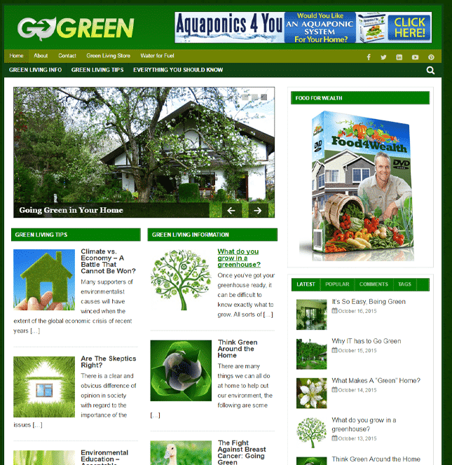 Blog PLR Vita Green