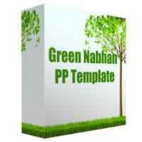Modello multiuso Powerpoint Nabhan verde