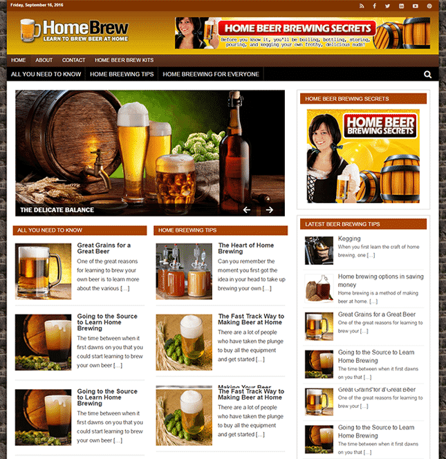 Blog PLR per la Produzione di Birra Fatta in Casa