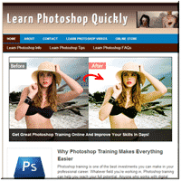 Imparare Photoshop PLR Sito