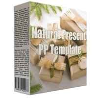 Modello di PowerPoint Multiuso Presente Naturale