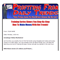 Trarre profitto dalle tendenze quotidiane