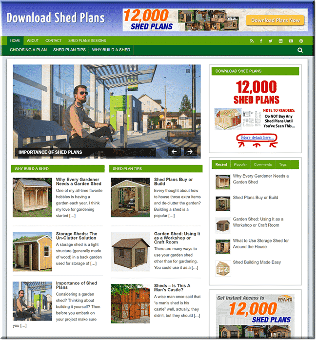 Shed Plans Ready Made Sito WP