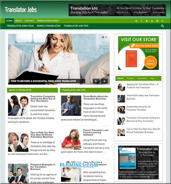Traduzione Jobs Premade Blog