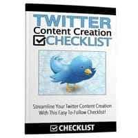 Twitter Content Creation Lista di controllo