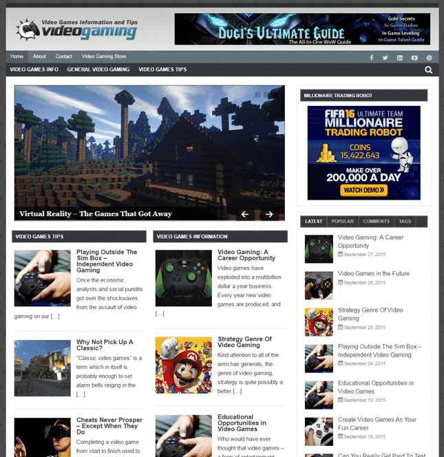 Blog PLR sul Videogioco