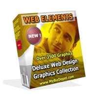 Web Elements Deluxe Web Design Collezione Grafica