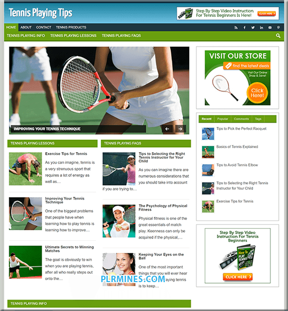 Consigli per giocare a tennis WP