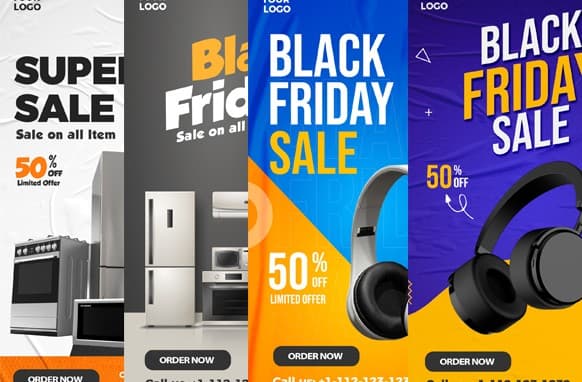 Modelli di annunci verticali Super Sale