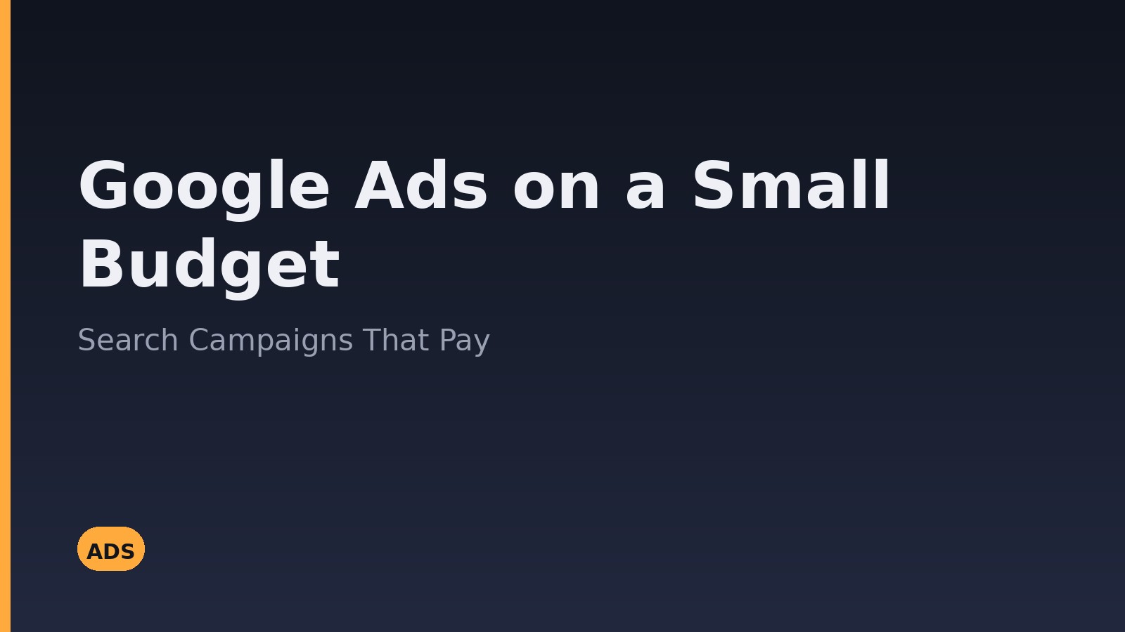 Google Ads con un budget ridotto: campagne di ricerca che rendono