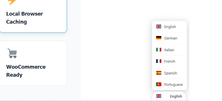 Selettore di Lingua di Libre Translate