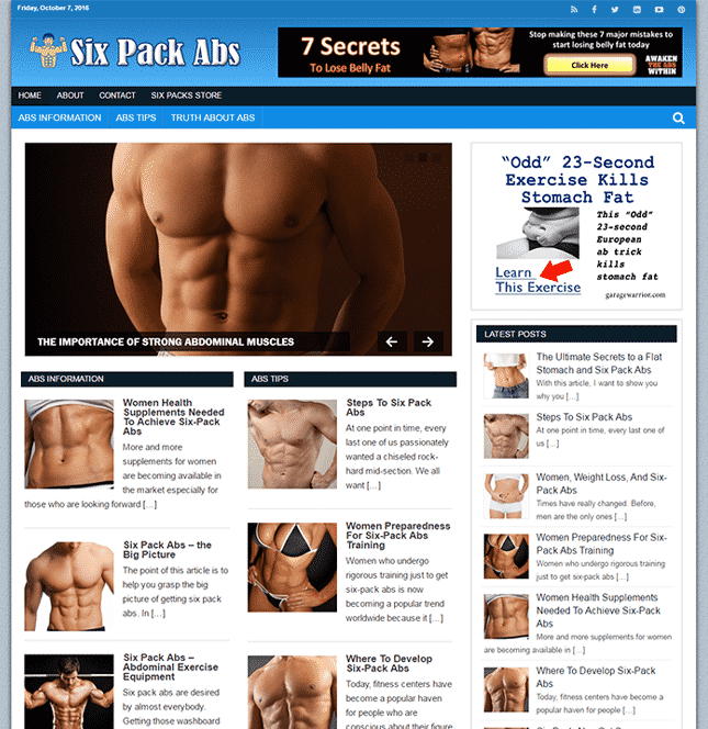 Abs Tips PLR Blog