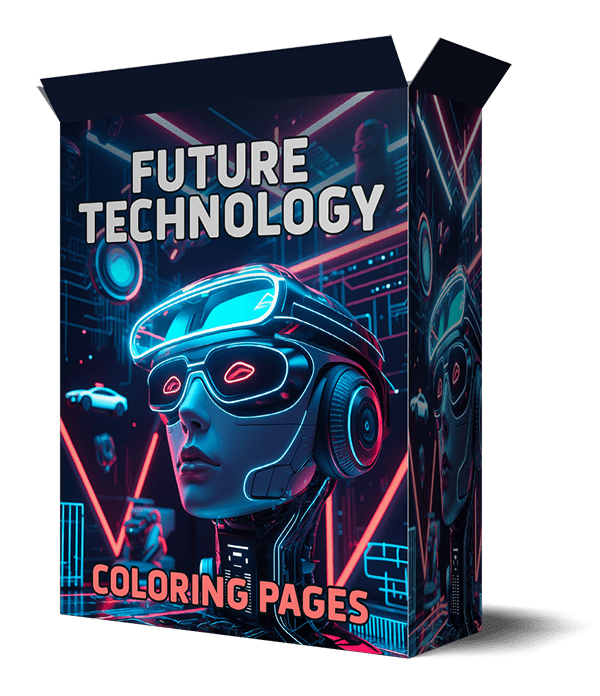 Future Technology Coloring Pages for Kids